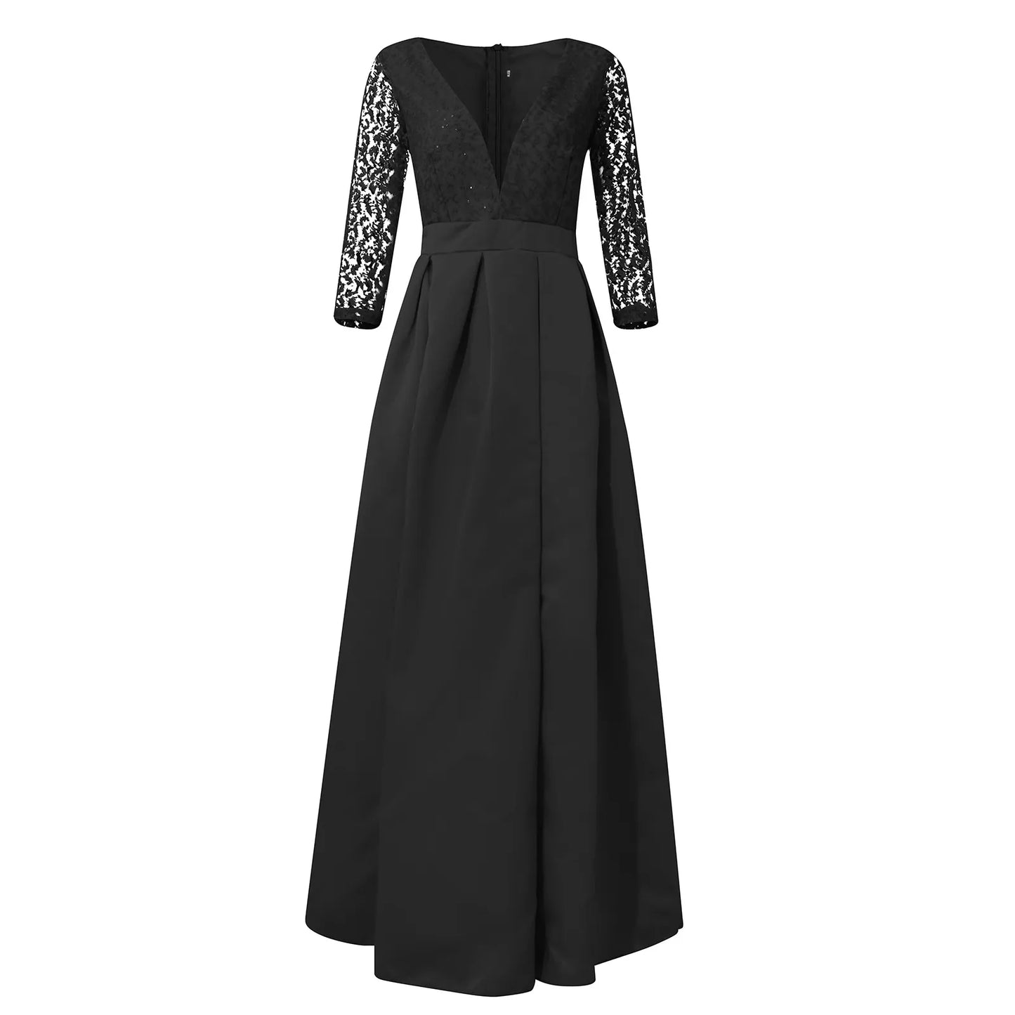 Maxy Women's Elegant Evening Dresses Women's Fashionable Long Dresses Trailing Evening Dresses Solid Color Floor-Length Dresses