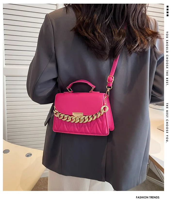Maxy New Designer Shoulder Bag Fashion Chain Crossbody Bags For Women Brand Ladies Handbags And Purses