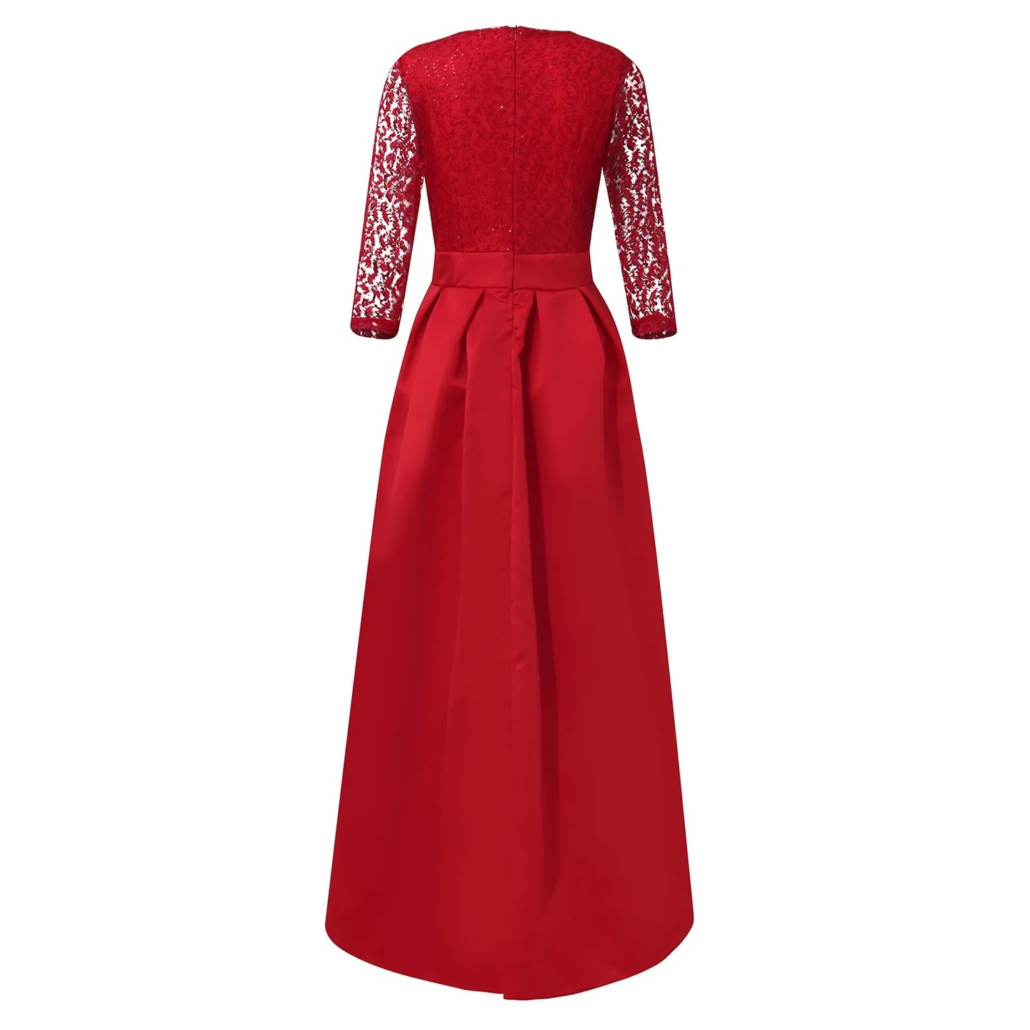 Maxy Women's Elegant Evening Dresses Women's Fashionable Long Dresses Trailing Evening Dresses Solid Color Floor-Length Dresses