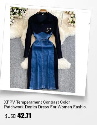 Amay Women High Waist Printing A-line Pleated Dresses V-Neck Long Sleeved Lightweight Spring Summer SM10792
