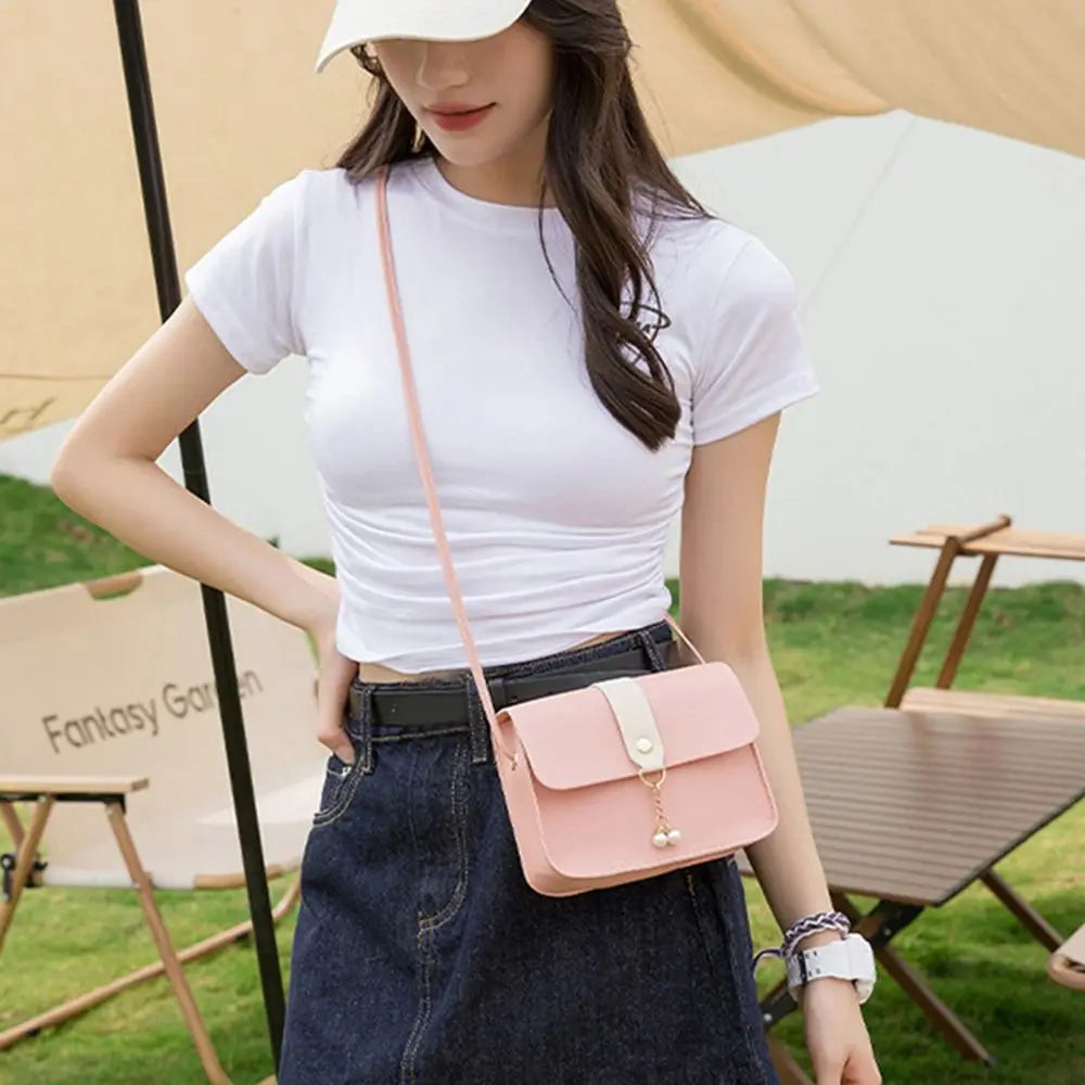 Maxy Fashion Small Square Bag Women's Small Crossbody Bag Ladies Handbags Girls Summer Travel Mini Purse
