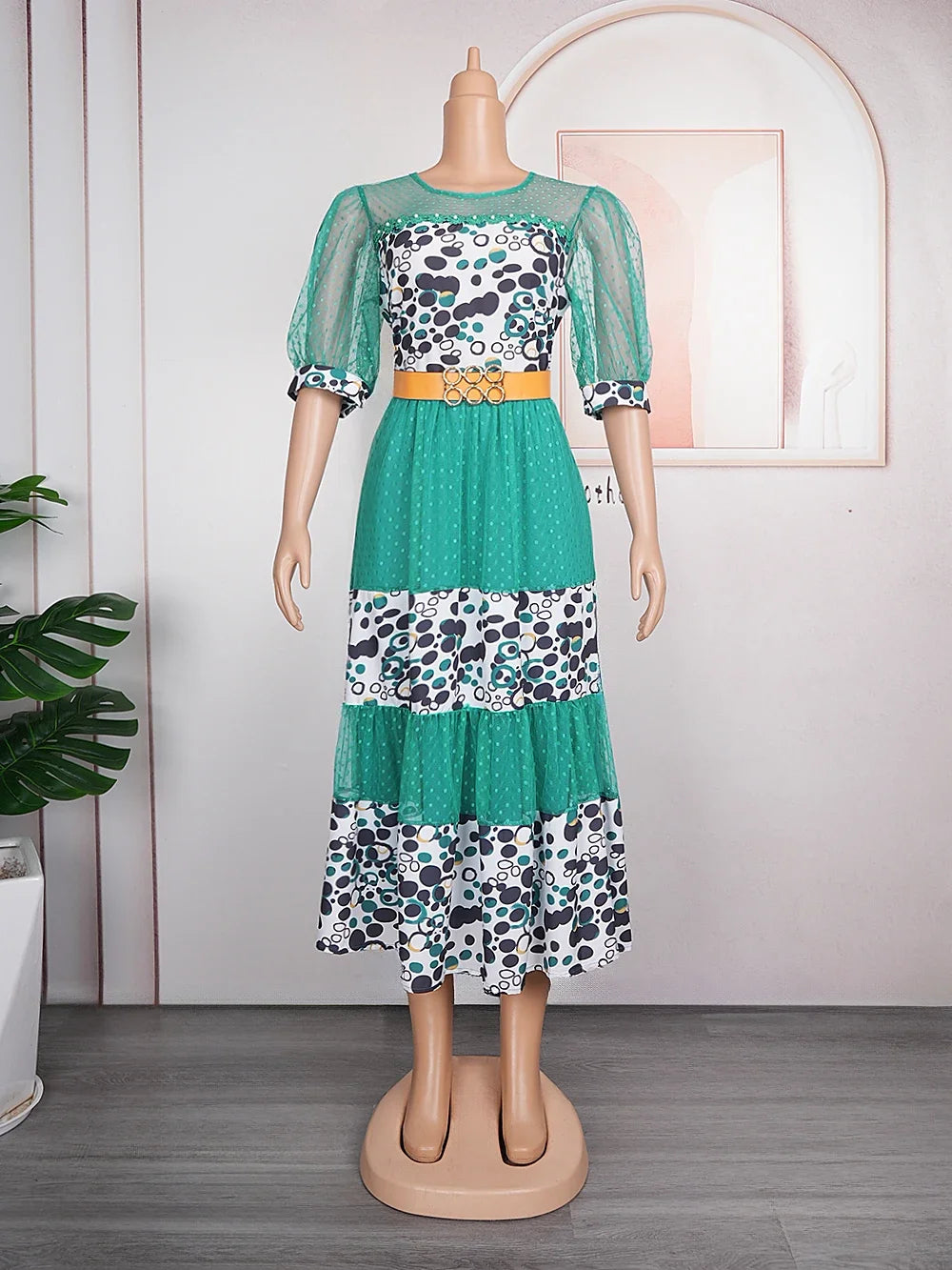 Babs Elegant Dresses for Women New Spring Clothing Plus Size Wedding Party Long Dress Dashiki Ankara Outfits Robe