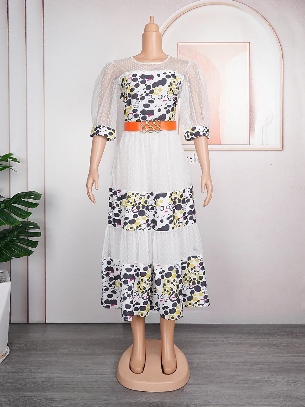 Babs Elegant Dresses for Women New Spring Clothing Plus Size Wedding Party Long Dress Dashiki Ankara Outfits Robe