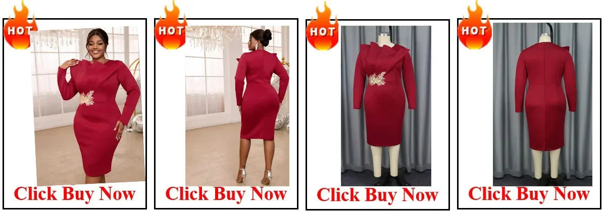 Maxy Plus Size African Dresses for Women L-4XL Autumn Fashion Africa Long Sleeve V-neck Long Maxy Dress Gowns Outfits Africa Clothing