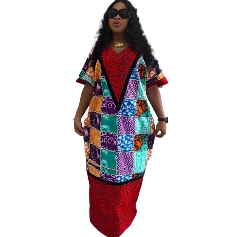 Maxy African Dresses for Women Traditional Africa Clothing Dashiki Ankara Outfits Gown Long Dress 2024