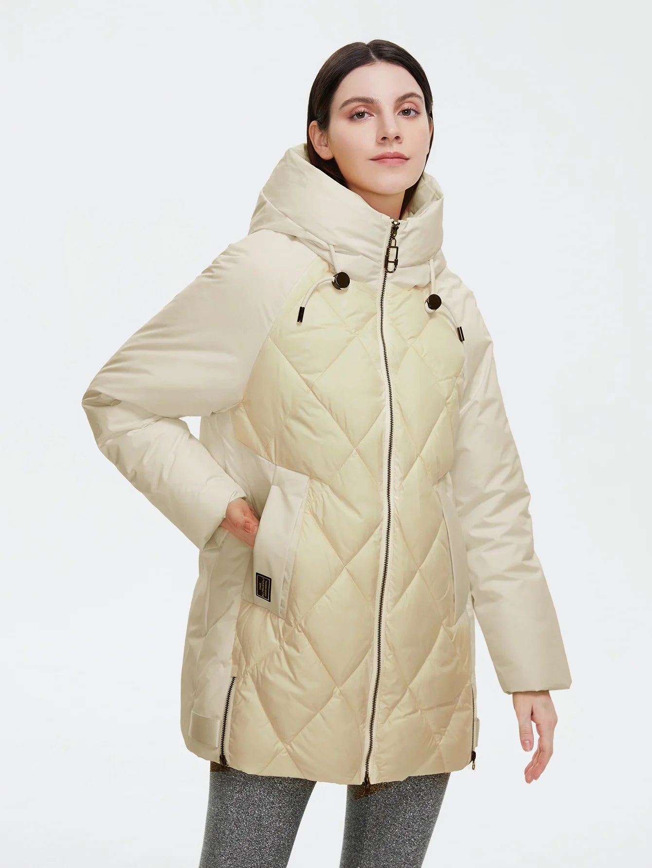 Gracy Jacket Women's Plus Size Collection Warm Jacket Mid-length Grace With Unusual Design Women Coats brand Parka 8198