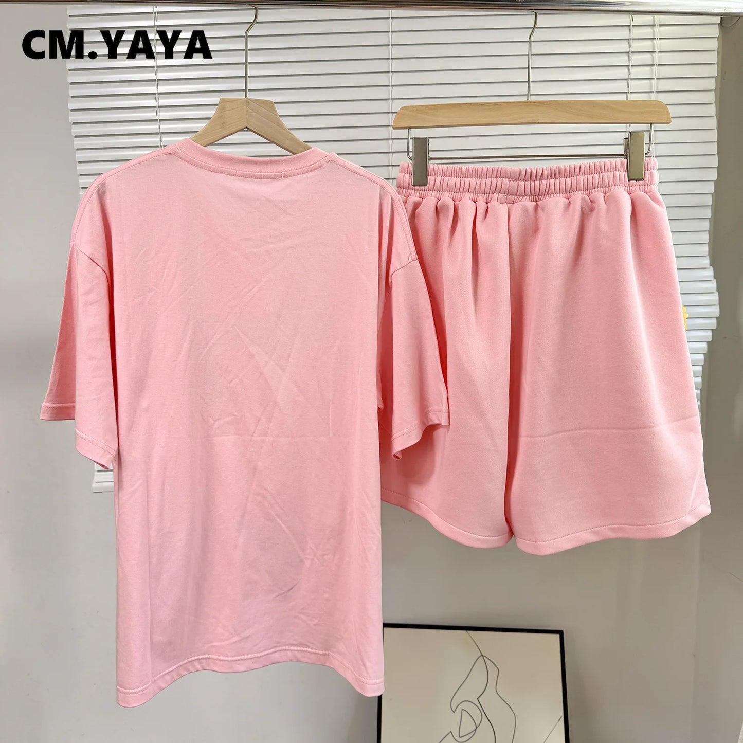 Maxy Fashion Butterfly Floral Beading Women's Set T-shirt and Shorts 2025 Summer Active Two 2 Piece Sets Outfit Tracksuit