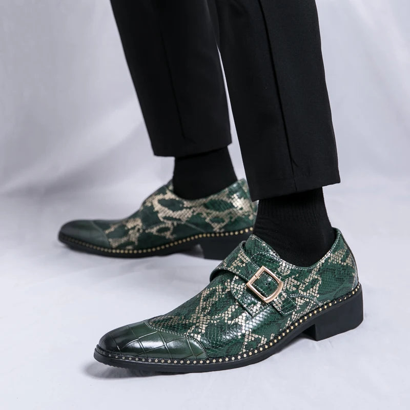 Visco Oxford Dress Fashion Man Business Shoe Handmade Wedding Man Shoe Designer Formal Leather Shoes Luxury Party Prom Formal Shoes