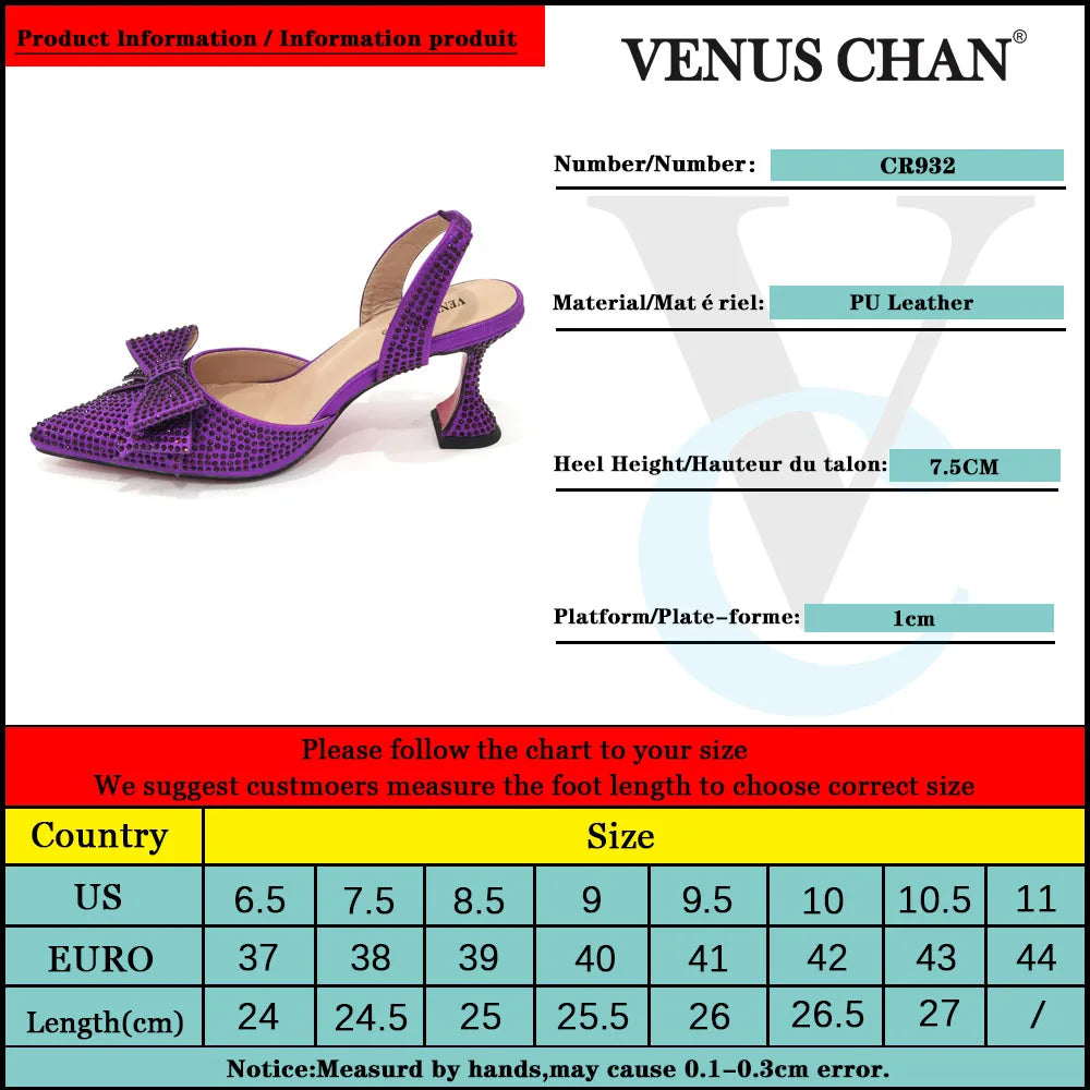 Momsey 2024 Fashion Women's Dress Shoes Open Toe Ladies Sandals with Heels Latest American Women Wedding Shoes Decorated with Rhinestone