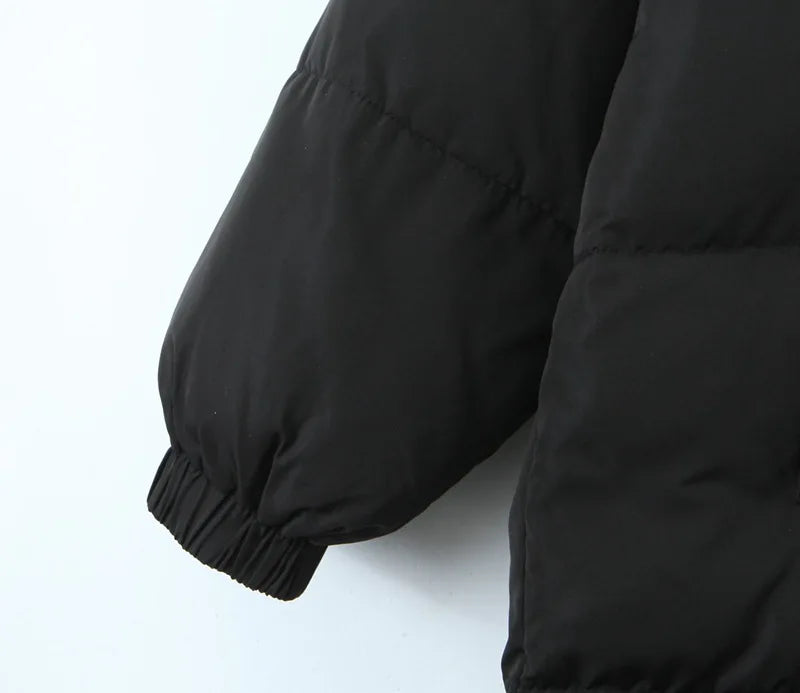Macy Fashion Over-the-knee Mid-length Quilt Cotton-padded Jacket Plus Size Women's Winter Good Quality Korean Style Large Parka