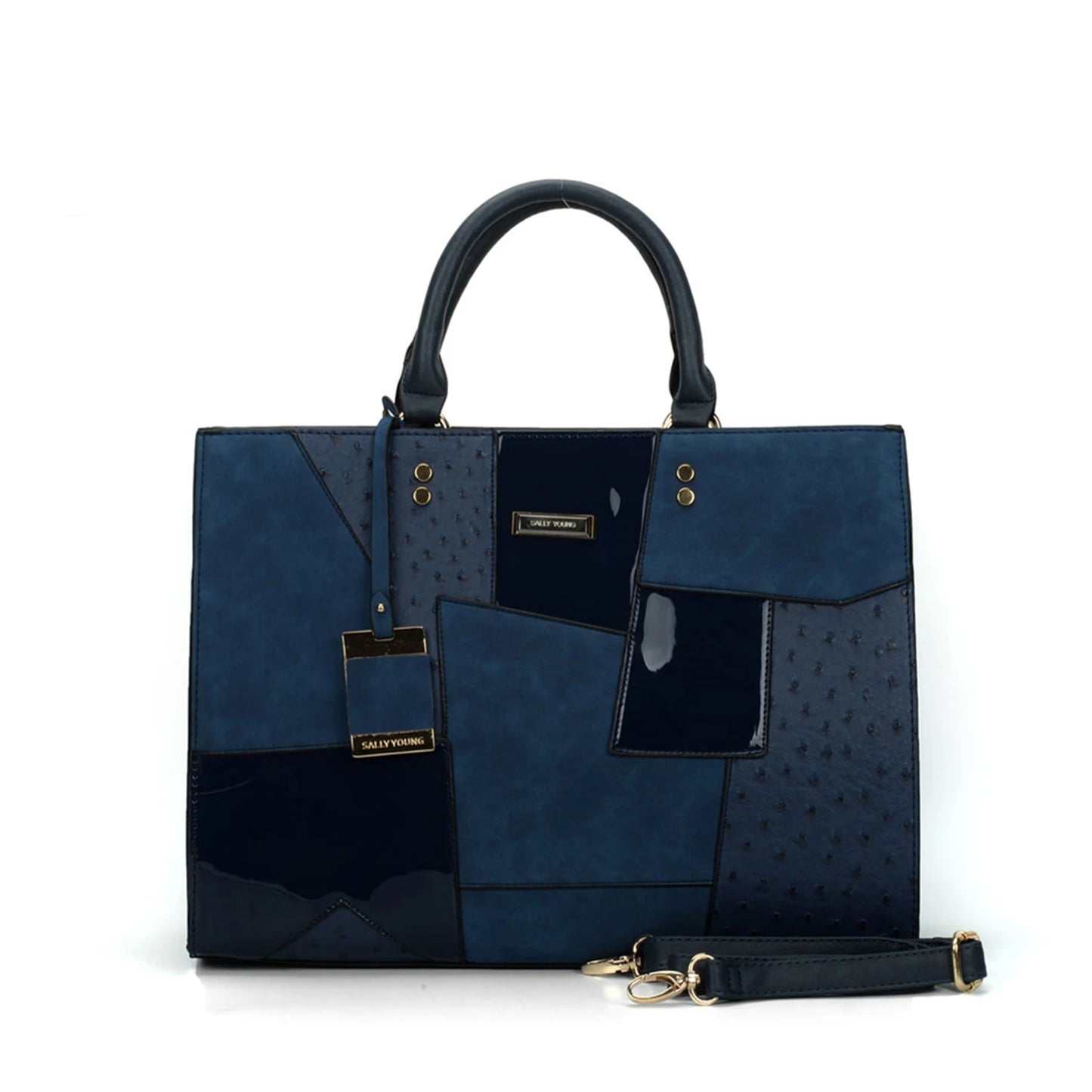Maxy Large Ladies Handbags Single-shoulder Crossbody Handheld Triple-use Satchel Portable Leisure Bag