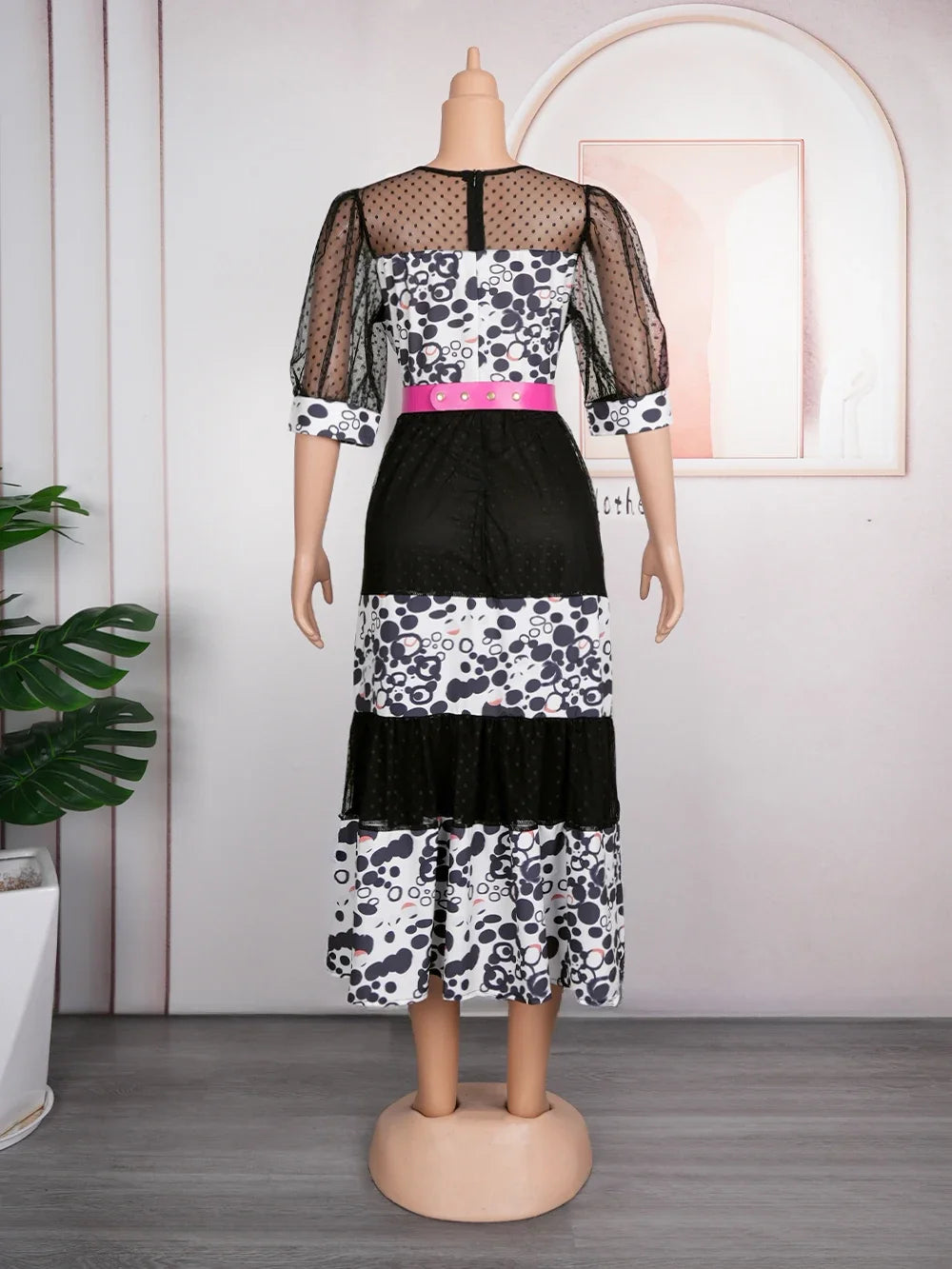 Babs Elegant Dresses for Women New Spring Clothing Plus Size Wedding Party Long Dress Dashiki Ankara Outfits Robe