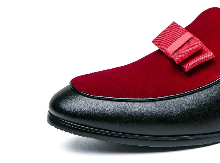 Visco Good Quality British Style Shoes Men Casual Leather Business Shoes 2025 Men's Dress Shoes Bow Tie Formal Leather Large Size 48