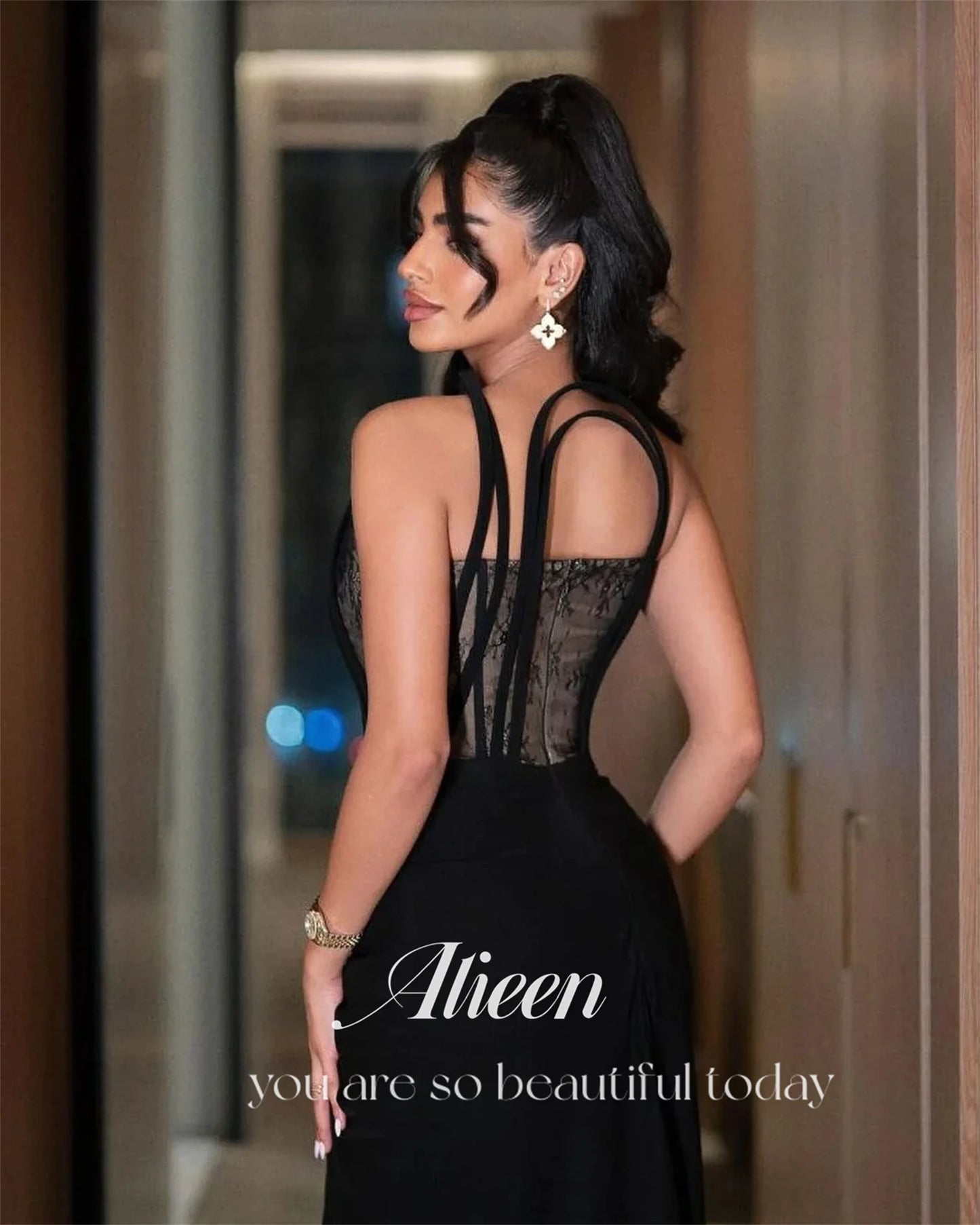 Maxy Aileen Customized Elegant Evening Dresses for Women Luxury Evening Dresses 2025 New Black Wedding Dress Special Occasions Prom