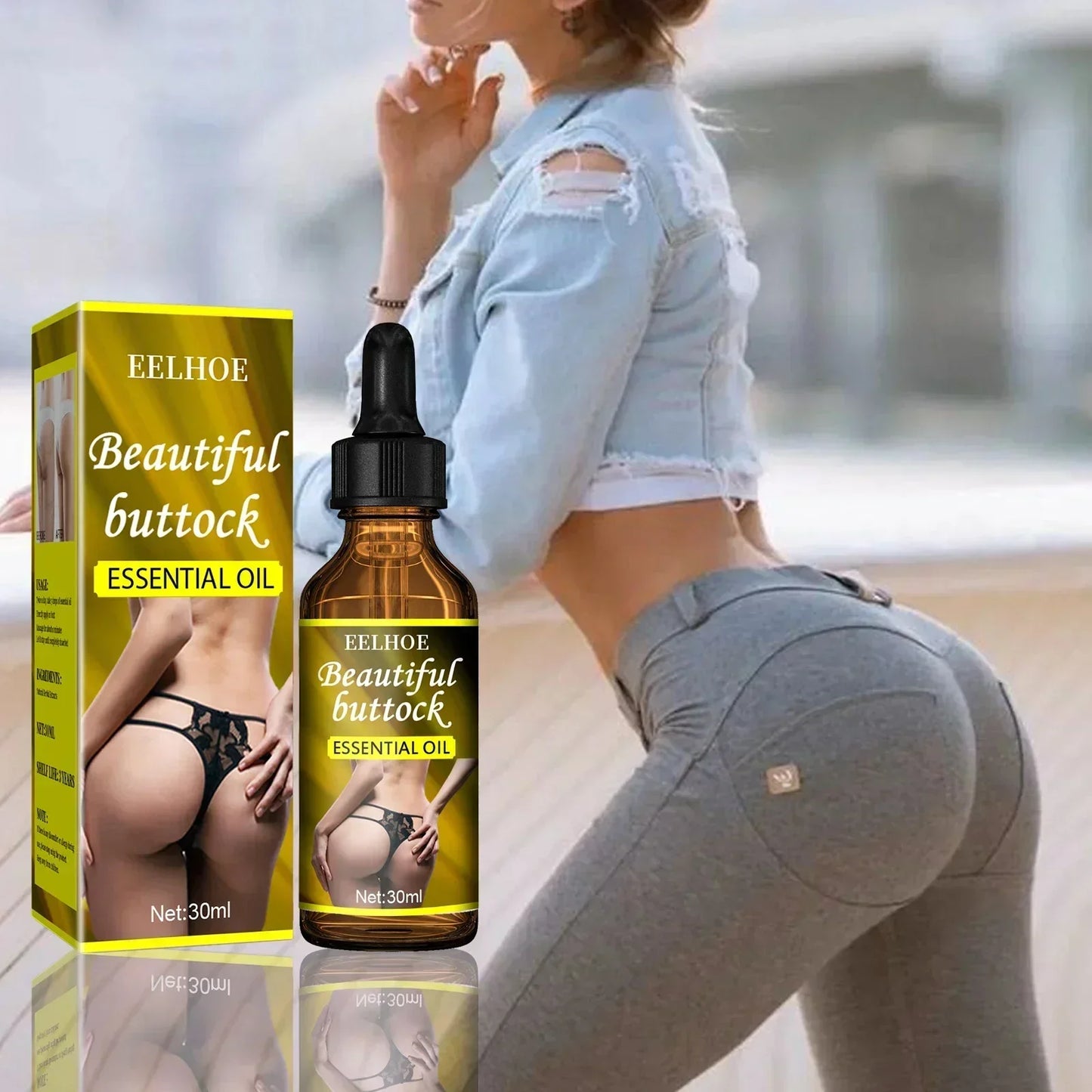 Maxy Buttock Essential Oils Fast Growth Butt Enhancer Breast Enlargement Body Sexy Care For Women Hip Lift Butt Enhancement Oils