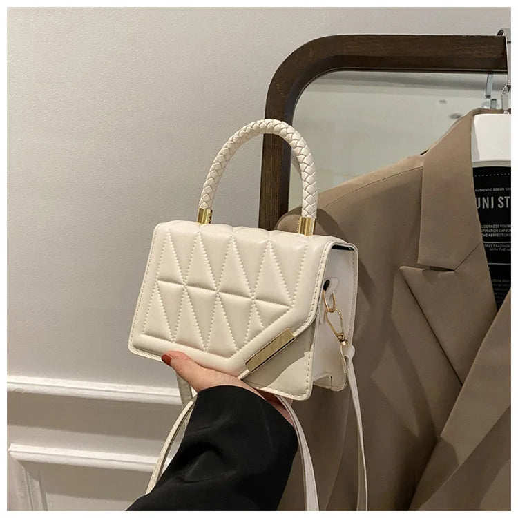 Maxy New Fashion Shoulder Bag Plaid PU Leather Ladies Handbags Designer Crossbody Bags For Women