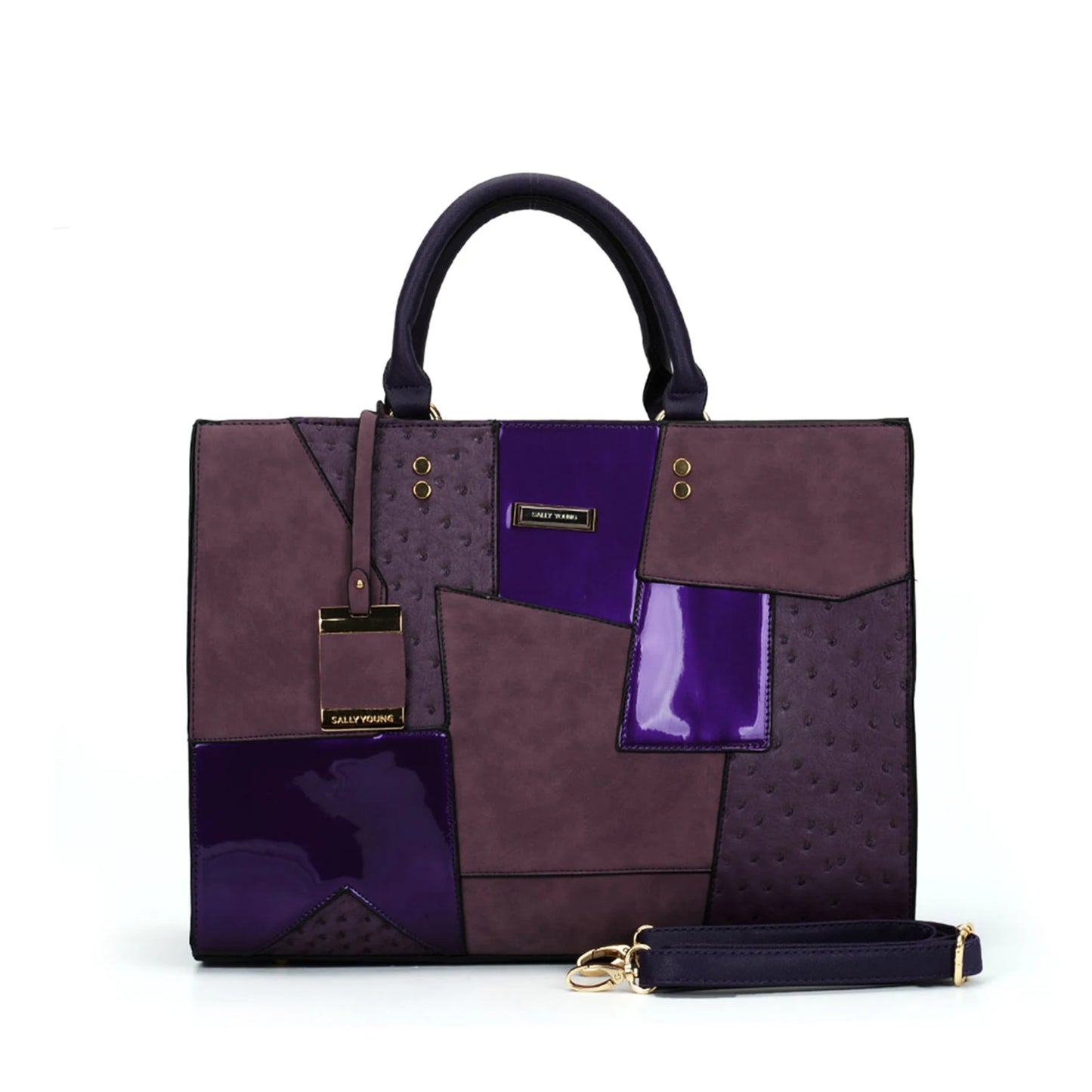 Maxy Large Ladies Handbags Single-shoulder Crossbody Handheld Triple-use Satchel Portable Leisure Bag