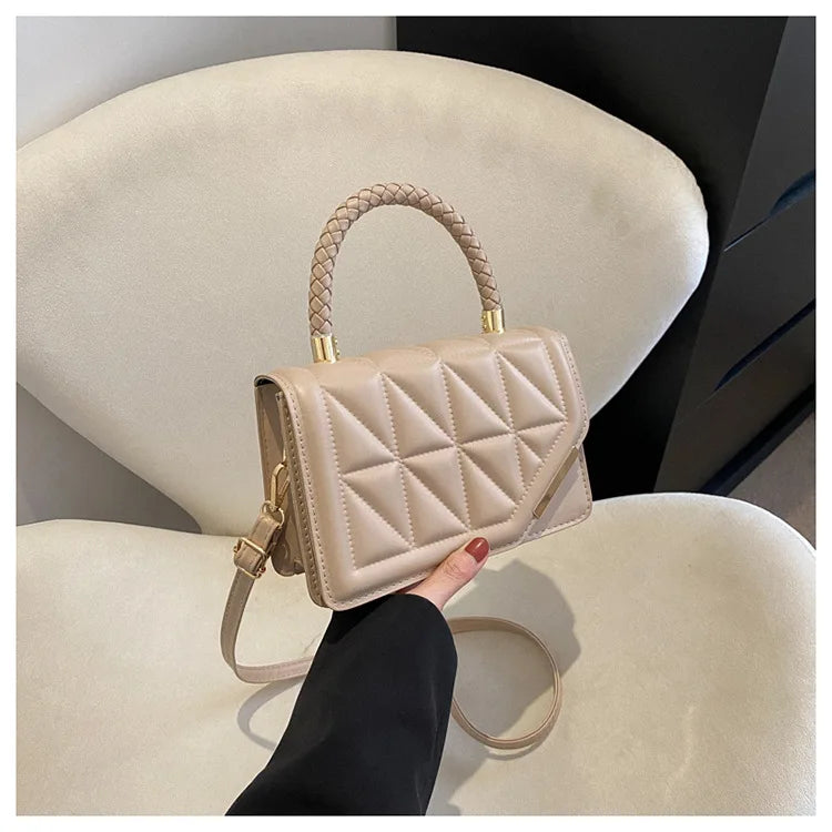 Maxy New Fashion Shoulder Bag Plaid PU Leather Ladies Handbags Designer Crossbody Bags For Women