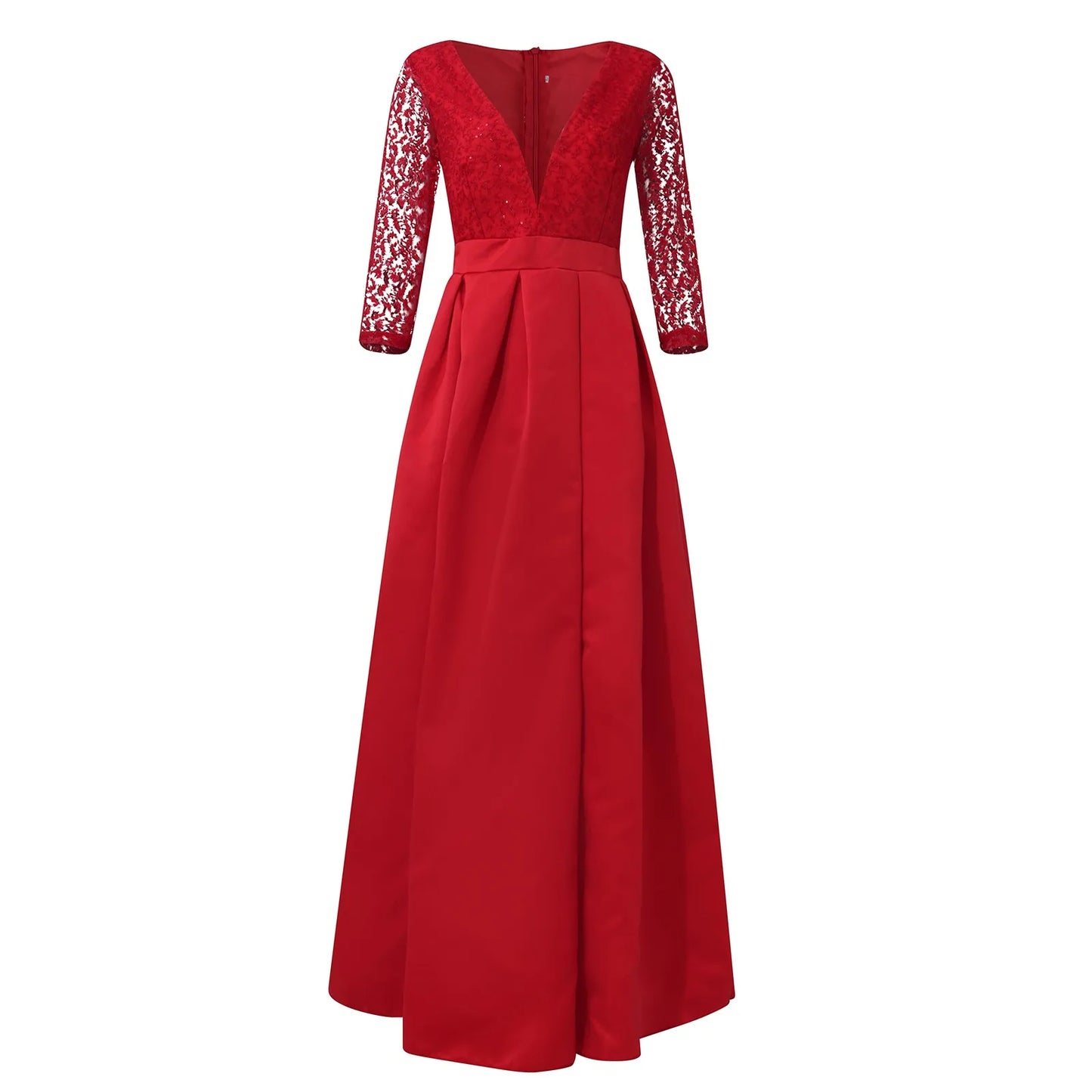 Maxy Women's Elegant Evening Dresses Women's Fashionable Long Dresses Trailing Evening Dresses Solid Color Floor-Length Dresses
