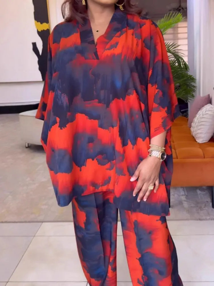 Maxy 2 Piece Women Sets New Arrival Plus Size Spring Autumn Matching Sets Top And Pants Suits Outfits Oversized Clothing