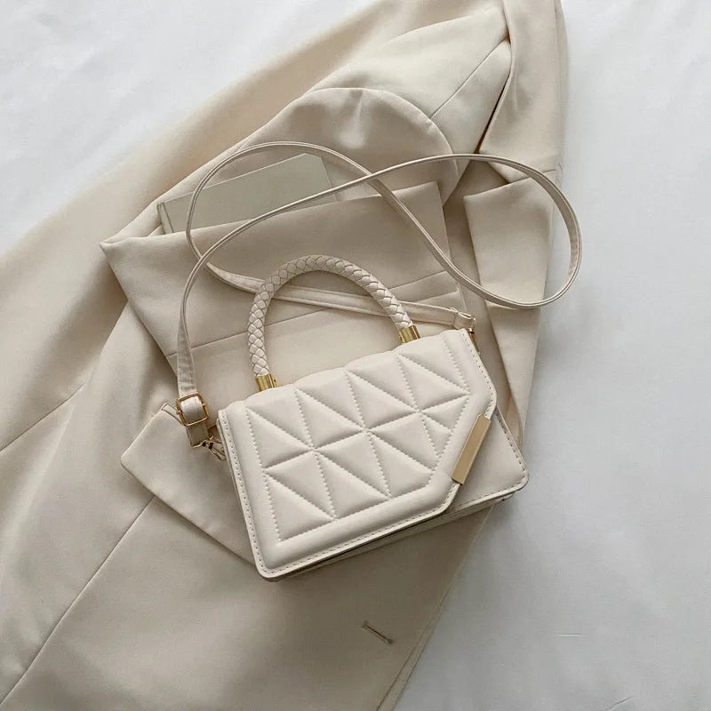 Maxy New Fashion Shoulder Bag Plaid PU Leather Ladies Handbags Designer Crossbody Bags For Women