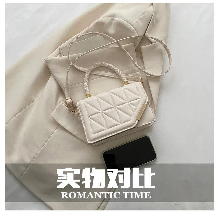 Maxy New Fashion Shoulder Bag Plaid PU Leather Ladies Handbags Designer Crossbody Bags For Women