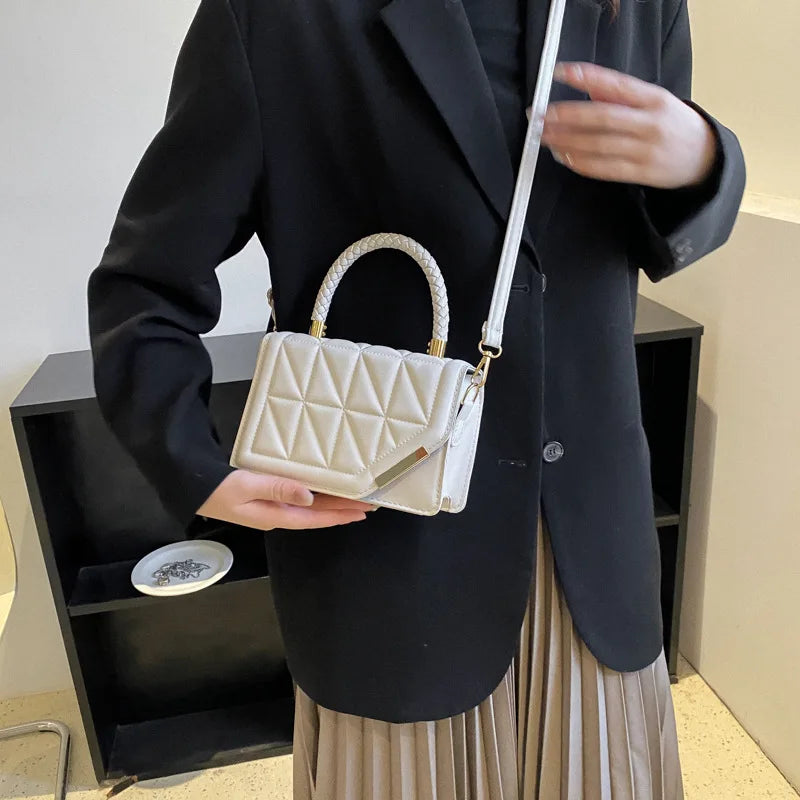 Maxy New Fashion Shoulder Bag Plaid PU Leather Ladies Handbags Designer Crossbody Bags For Women