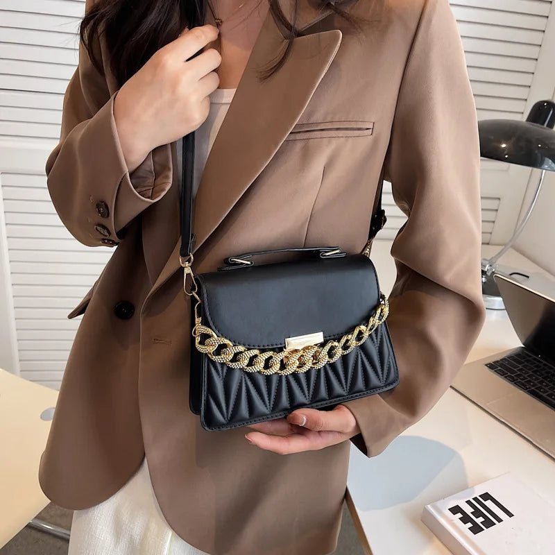 Maxy New Designer Shoulder Bag Fashion Chain Crossbody Bags For Women Brand Ladies Handbags And Purses