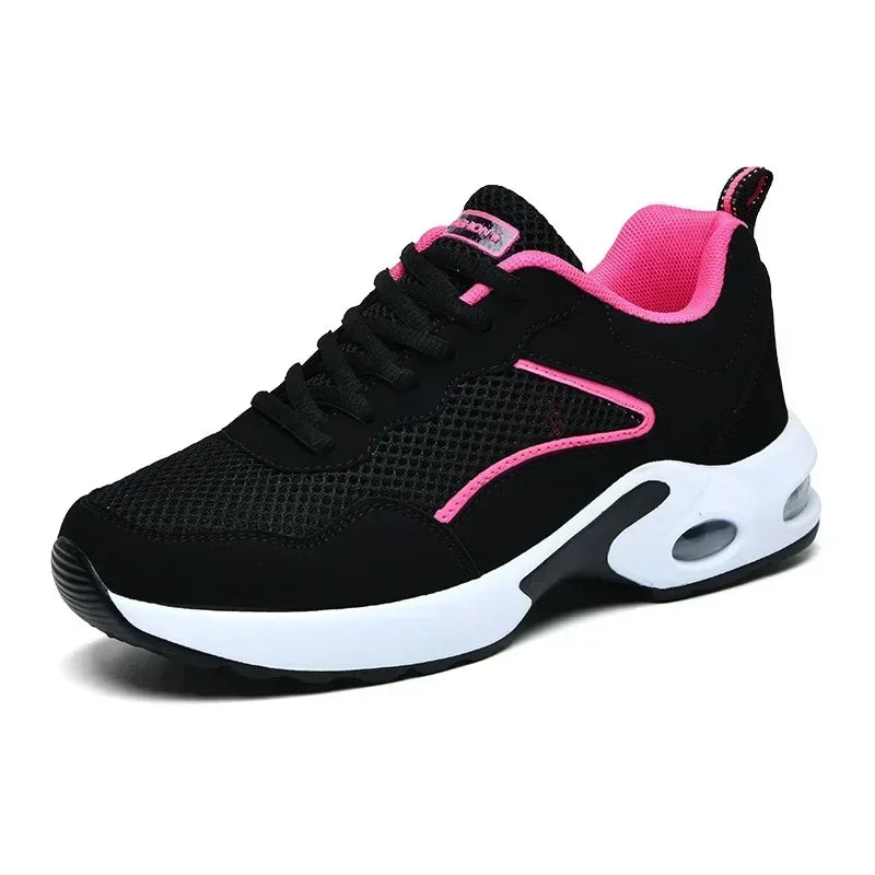 Maxy Women Casual Shoes Mesh Breathable Vulcanized Shoes Woman Autumn Fashion Comfortable Sneakers Women Mesh Casual Sports Sheos