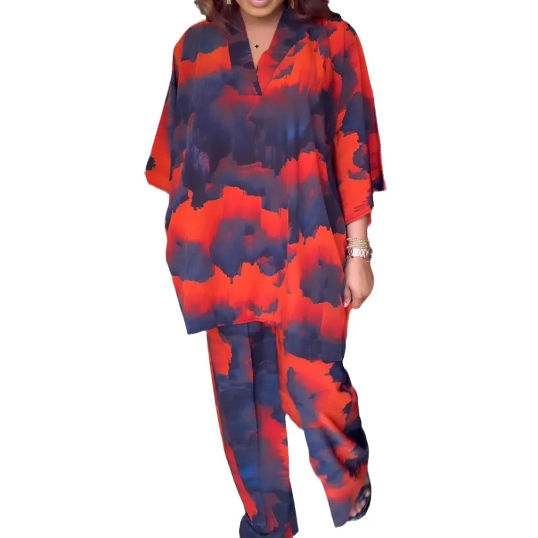 Maxy 2 Piece Women Sets New Arrival Plus Size Spring Autumn Matching Sets Top And Pants Suits Outfits Oversized Clothing