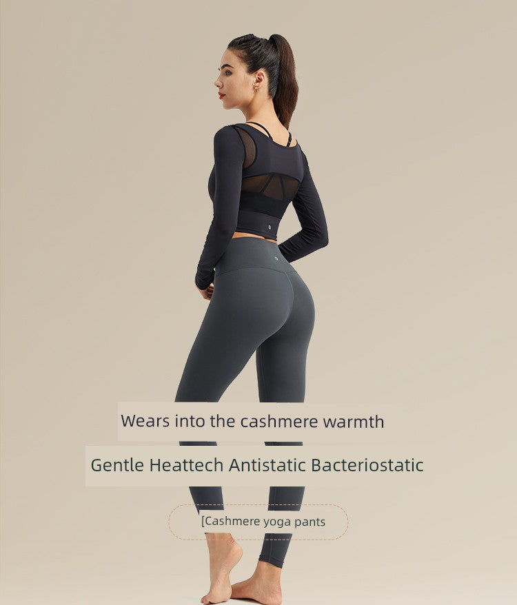 Mercygrace Fabric High Waist Hip Raise Yoga Pants