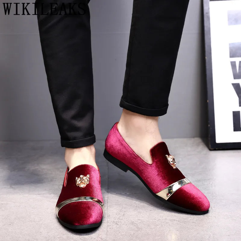 Maxy Luxury Brand Men's Dress Shoes Loafers Business Formal Shoes Men Wedding Dress 2024