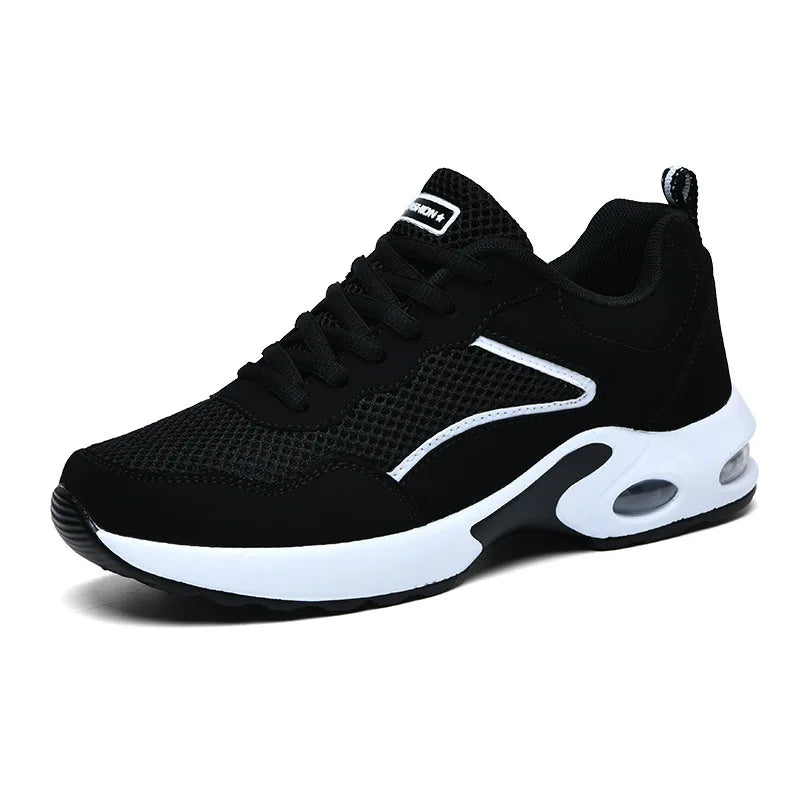 Maxy Women Casual Shoes Mesh Breathable Vulcanized Shoes Woman Autumn Fashion Comfortable Sneakers Women Mesh Casual Sports Sheos