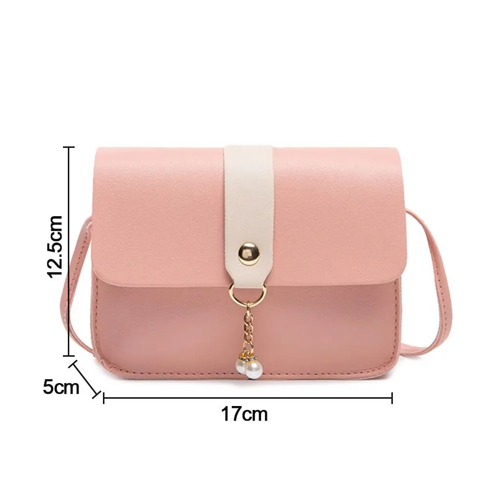 Maxy Fashion Small Square Bag Women's Small Crossbody Bag Ladies Handbags Girls Summer Travel Mini Purse