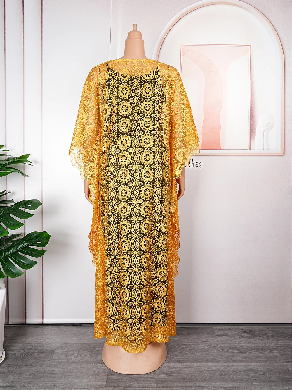 Babs Elegant Dresses for Women Muslim Fashion Boubou Abayas Robe Dashiki Ankara Lace Outfits Evening Gown Kaftan Dress
