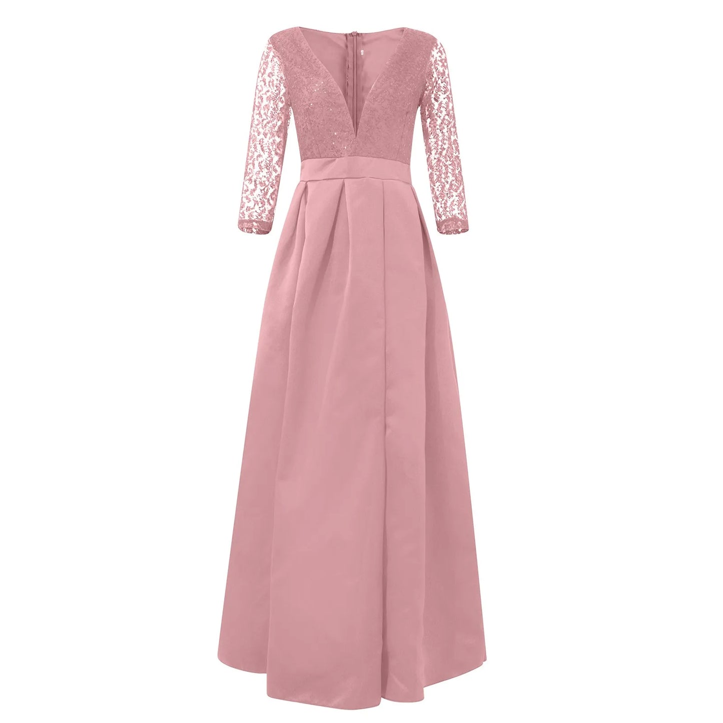 Maxy Women's Elegant Evening Dresses Women's Fashionable Long Dresses Trailing Evening Dresses Solid Color Floor-Length Dresses