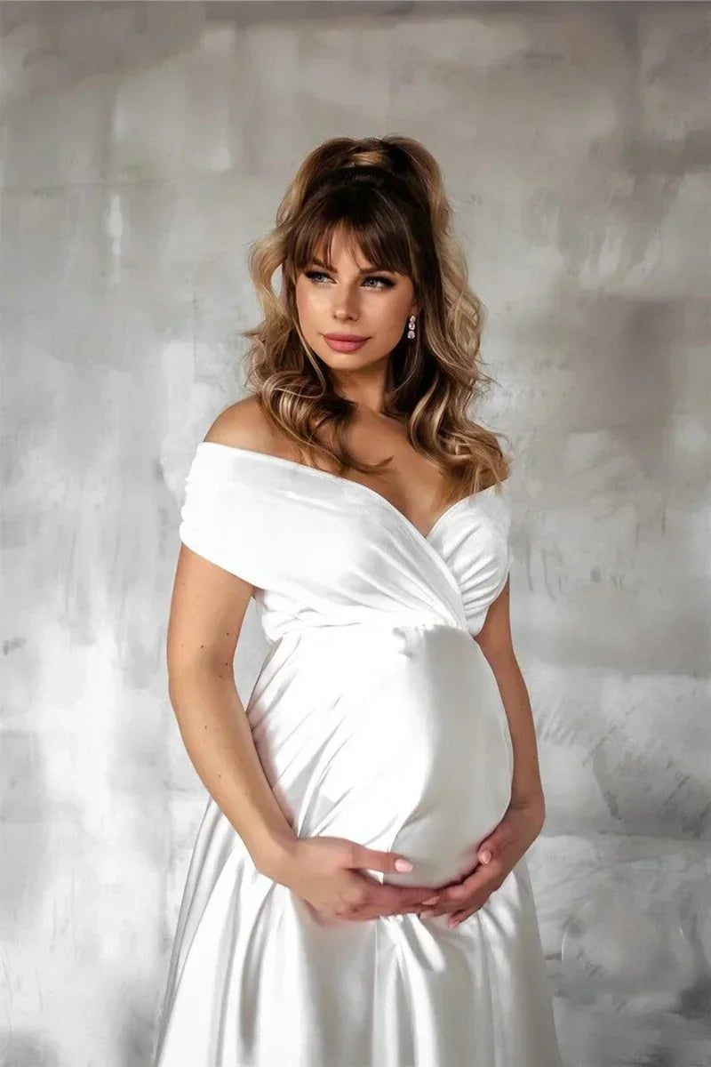 Elegant Maternity Gown Lace Macy Dress Pregnant Women Clothes Photography Pregnancy Dress Maternity Dresses for Photo Shoot