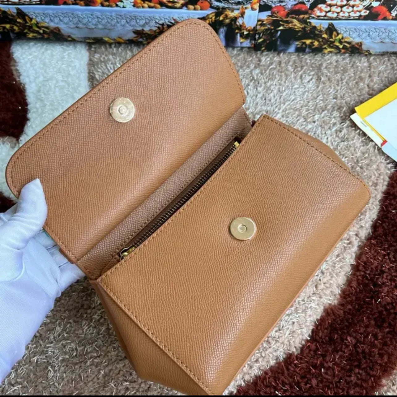 Maxy New Handprint Cowhide Bags For Women Luxury Designer Shoulder Bag Fashion Ladies Handbags