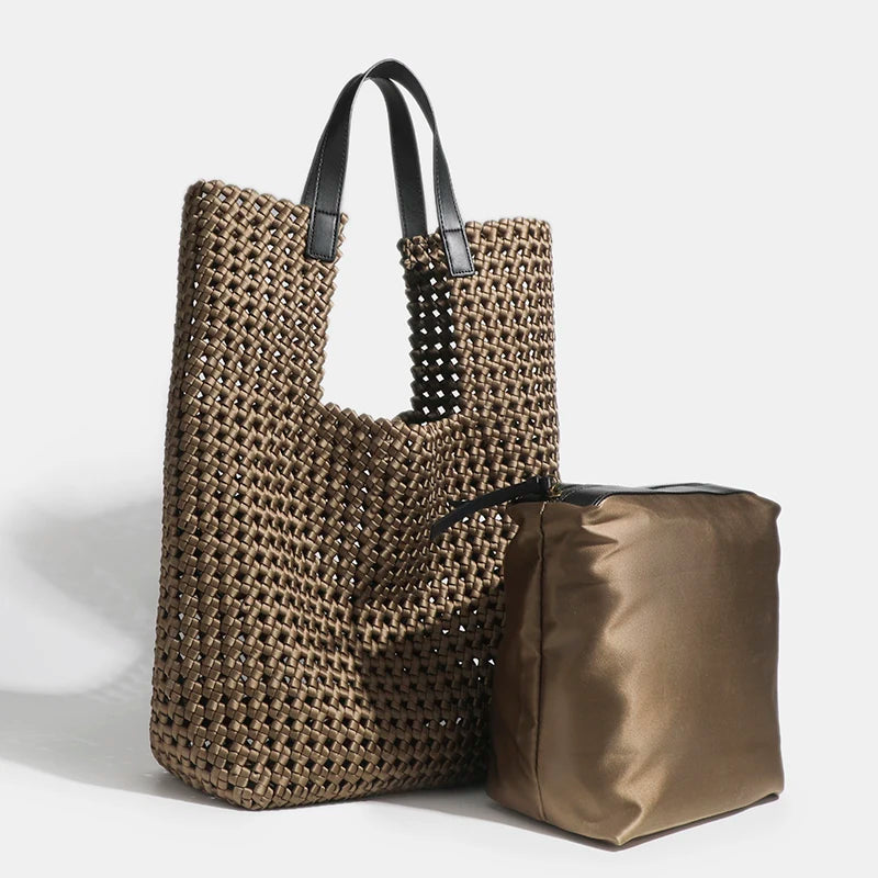 Maxy High Quality Ladies Handbags Hot sale Low Prices Pu Leather Daily Woven Handbag For Women Brand Luxury