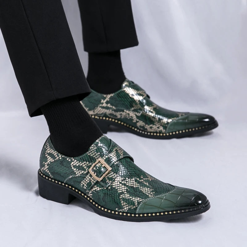 Visco Oxford Dress Fashion Man Business Shoe Handmade Wedding Man Shoe Designer Formal Leather Shoes Luxury Party Prom Formal Shoes