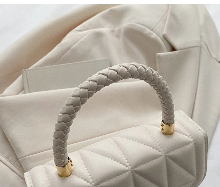 Maxy New Fashion Shoulder Bag Plaid PU Leather Ladies Handbags Designer Crossbody Bags For Women