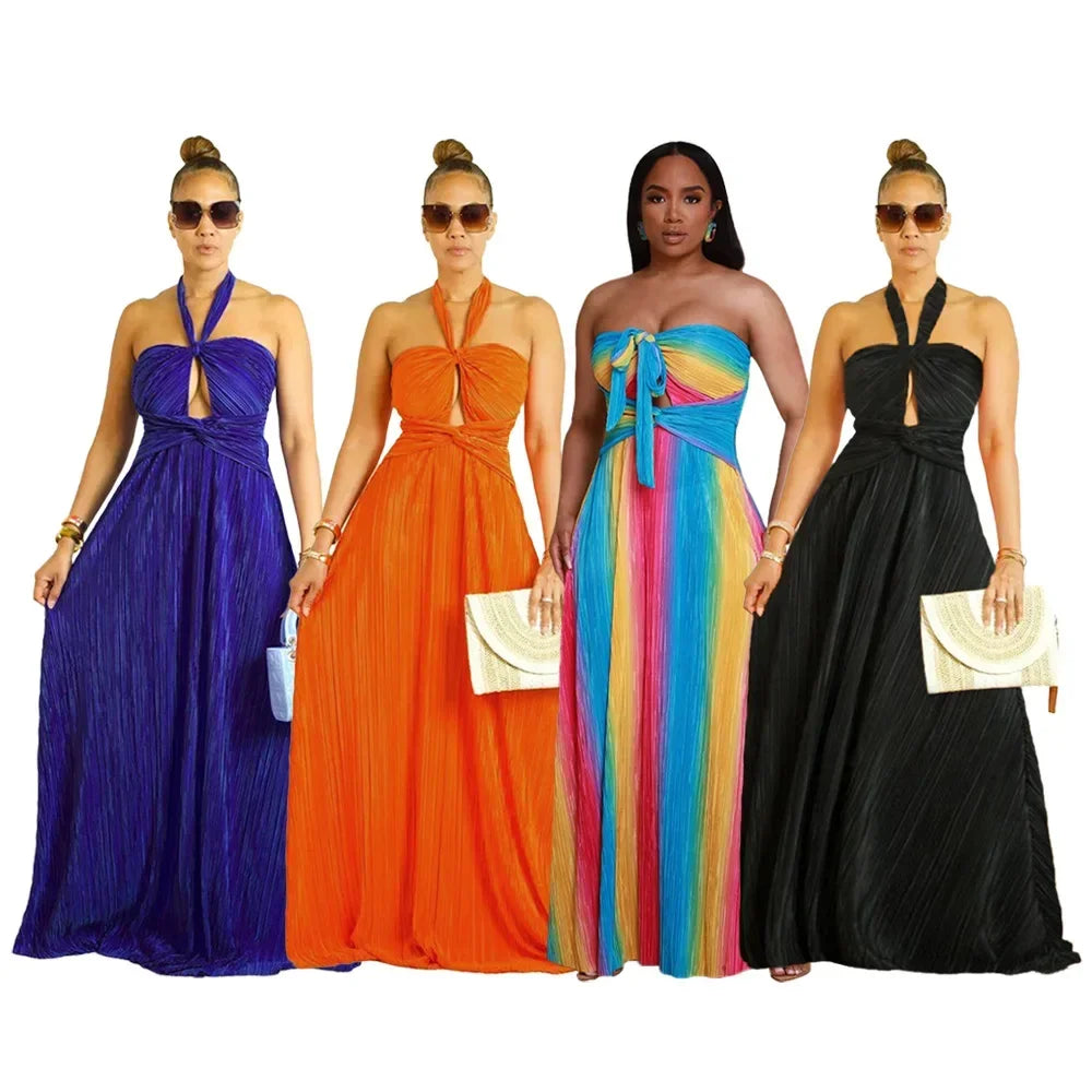 Babs Elegant Dresses For Women Dashiki Summer Autumn Macy Dress Ladies Traditional African Clothing Fairy Long Dress