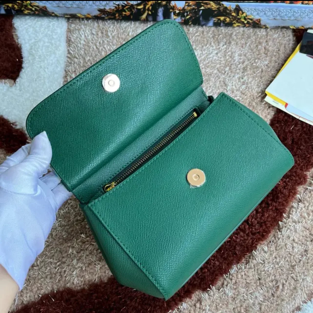 Maxy New Handprint Cowhide Bags For Women Luxury Designer Shoulder Bag Fashion Ladies Handbags
