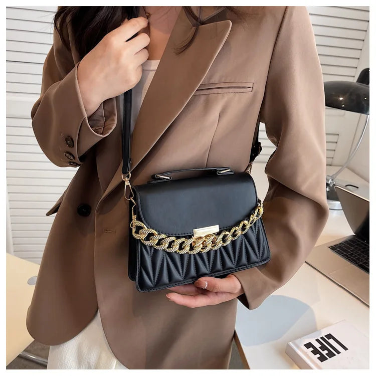 Maxy New Designer Shoulder Bag Fashion Chain Crossbody Bags For Women Brand Ladies Handbags And Purses