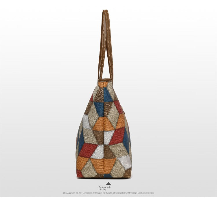 Maxy Texture Soft Leather Big Bag Female Spring/Summer New Arrival Large Capacity Shoulder Bag Fancy Tote Versatile Handbag