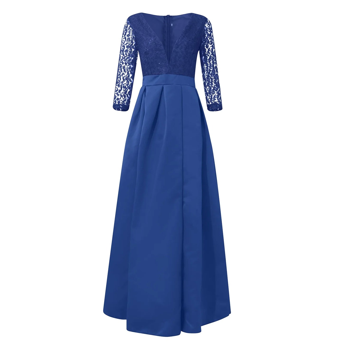 Maxy Women's Elegant Evening Dresses Women's Fashionable Long Dresses Trailing Evening Dresses Solid Color Floor-Length Dresses