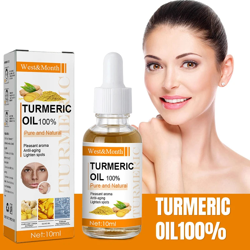 Babs Turmeric Face Serum Moisturizing Essential Oil Tightening Brightening Reducing Fine Lines Oil Control Natural Pure Skincare