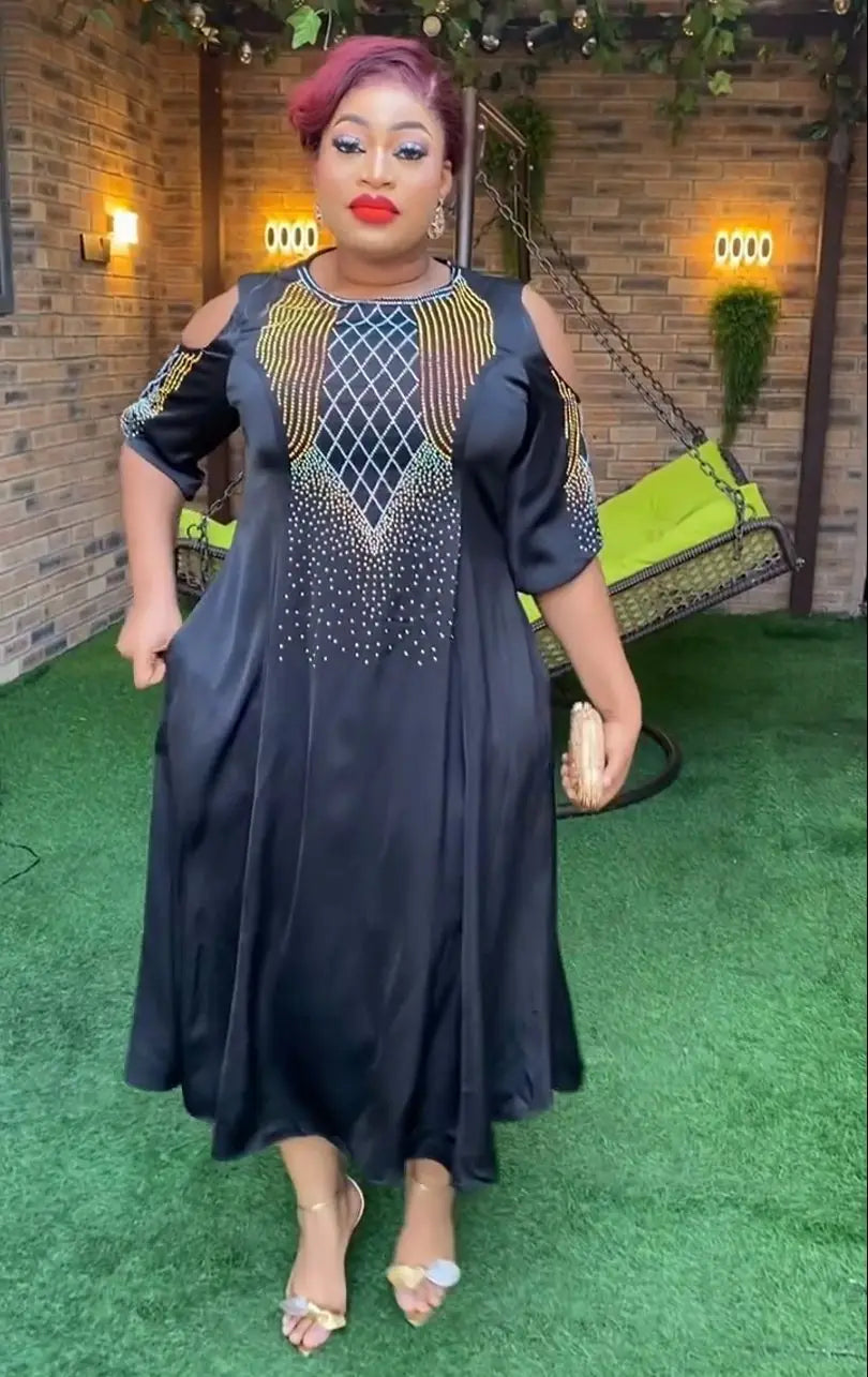 Macy Wedding Party Dresses for Women Dashiki Ankara Evening Gown Elegant Turkey Outfit Robe Africa Clothes Plus Size New