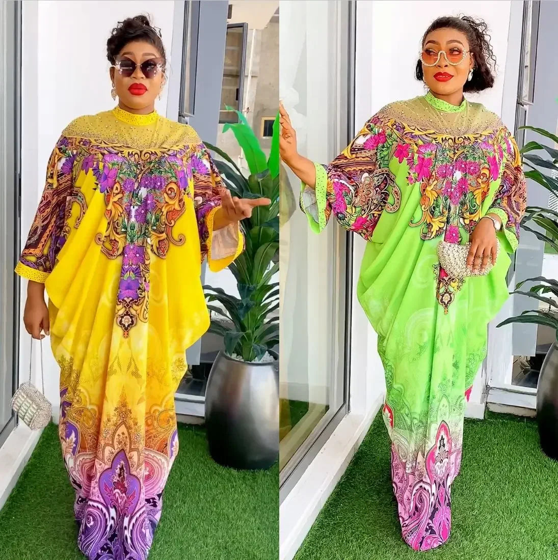 Maxy dresses for Women Elegant Traditional Africa Clothes Ankara Outfit Evening Gowns