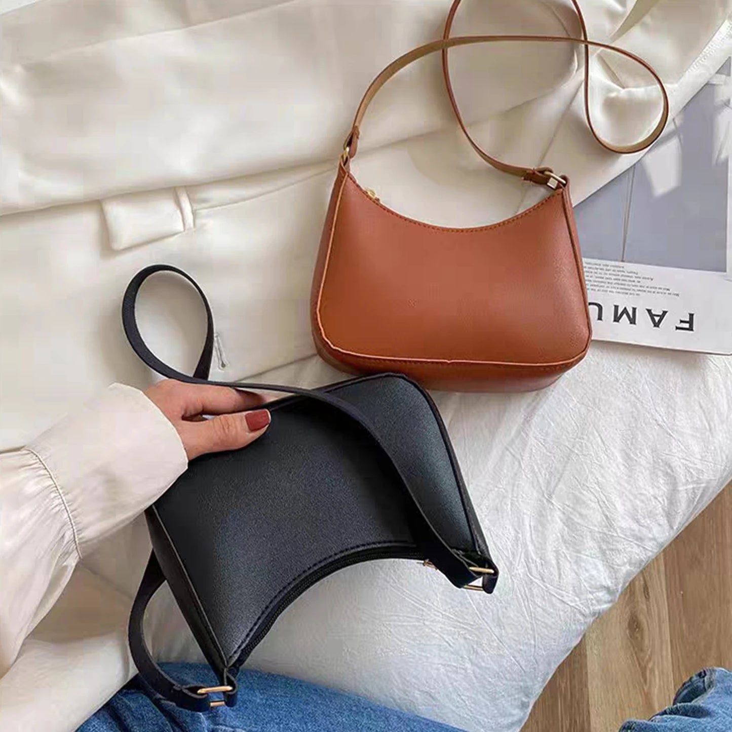 Maxy Fashion women's bag Ladies Handbags Western Shoulder Bags Fashion Underarm Bags